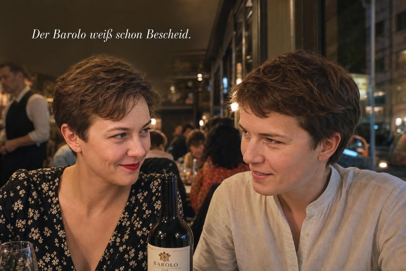 Der Barolo weiß schon Bescheid.